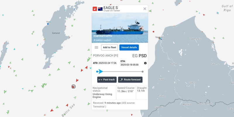 Finland lifts seizure of Eagle S tanker suspected in undersea cable damage, some crew members still under investigation