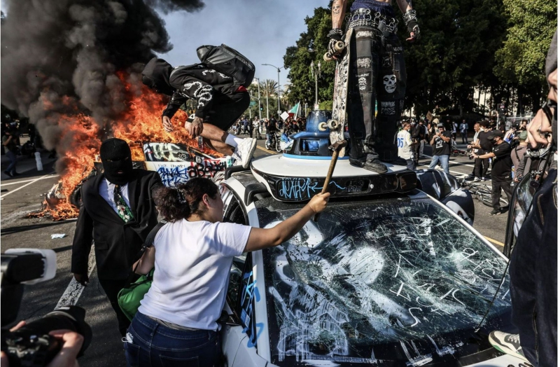Predator vs. Aliens: Trump fuels clashes in Los Angeles — and it’s working in his favor