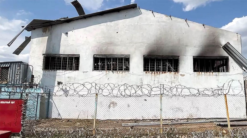 UN analysis reveals Olenivka prison was hit by thermobaric munitions fired by Russian Armed Forces, killing Ukrainian POWs