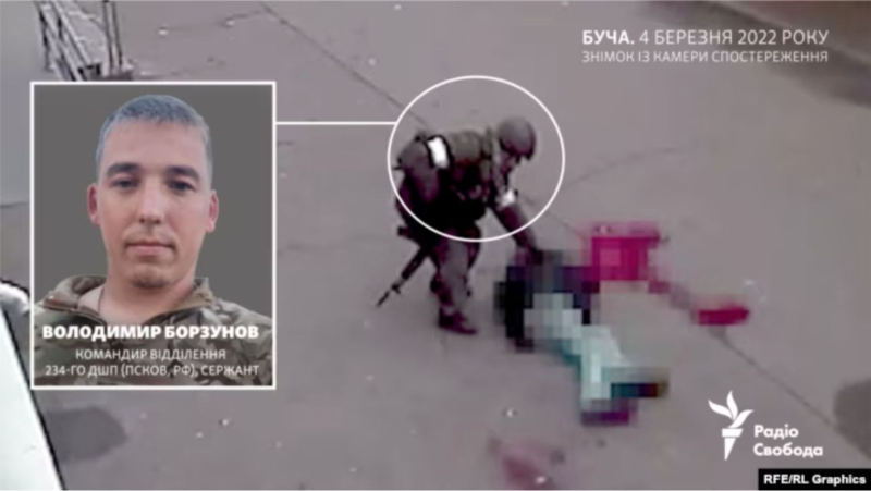 Radio Liberty releases previously unpublished footage of a civilian being executed in Bucha