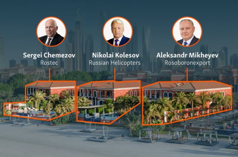 Rostec CEO Sergei Chemezov and his associates acquire “ultraluxe” Dubai villas featuring $1M crystal bathtubs
