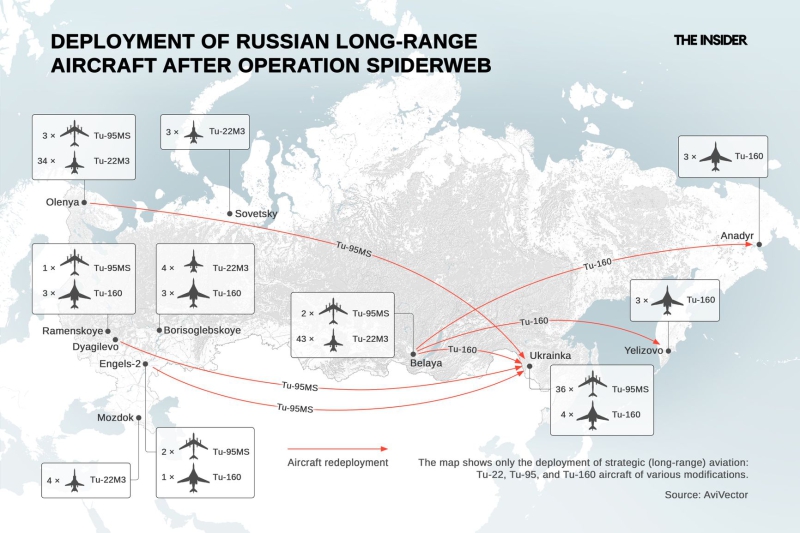 Caught in the “Spiderweb”: Ukraine’s successful June operation has driven the Russian bomber fleet into the Far East