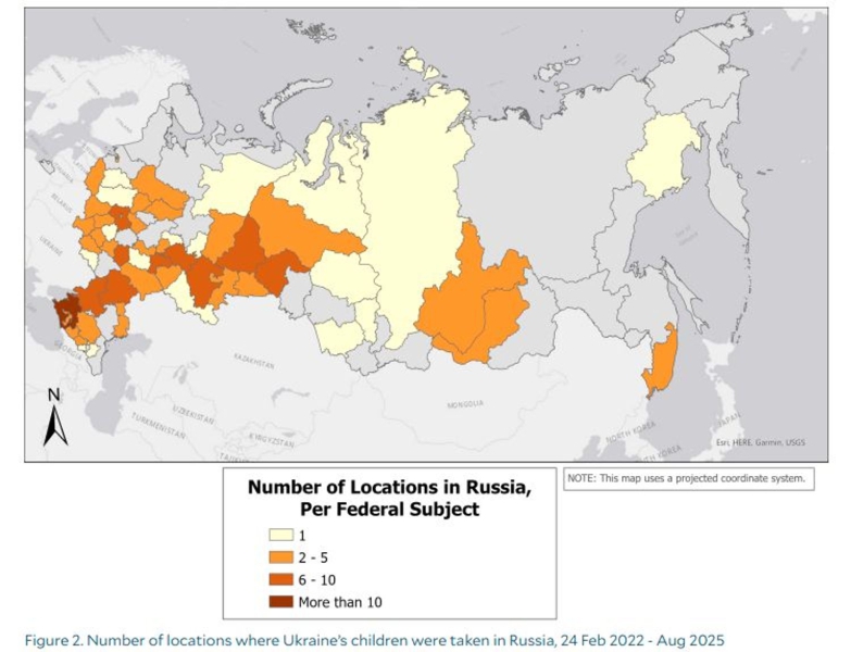 Yale report shows Russia used over 100 state-run sites to hold and “re-educate” deported Ukrainian children, some involved in drone assembly