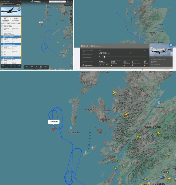 UK sends fighter jet toward suspected Russian spy ship Yantar loitering off the coast of Scotland